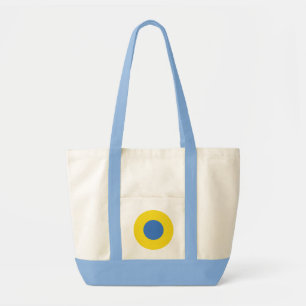 Bolso De Tela Roundel de la Fuerza Aérea Ucraniana