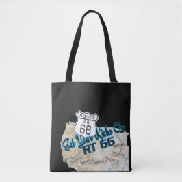 Bolso De Tela route 66 get your kicks tote