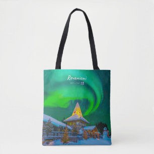 Bolso De Tela Rovaniemi, Finlandia - Aurora Mágica 