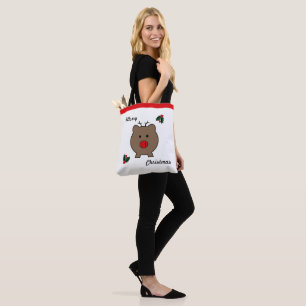Bolso De Tela Roy los Navidades Pig Holiday