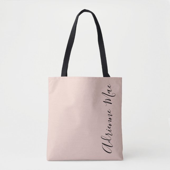 Bolso De Tela Rubor Pink personalizado (Anverso)