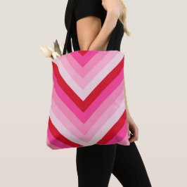 Bolso De Tela Rubor Rush Chevron