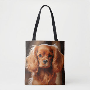 Bolso De Tela Ruby Cavalier King Charles Spaniel