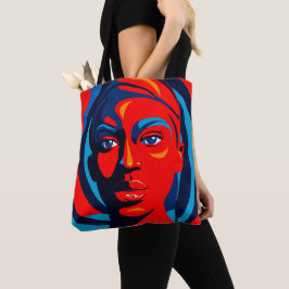 Bolso De Tela Ruby en rojo deslumbrante