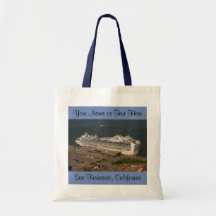 Bolso De Tela Ruby Princess Cruise, SF Tote Bag