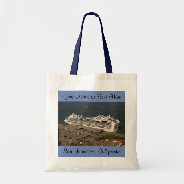 Bolso De Tela Ruby Princess Cruise, SF Tote Bag (Frente)
