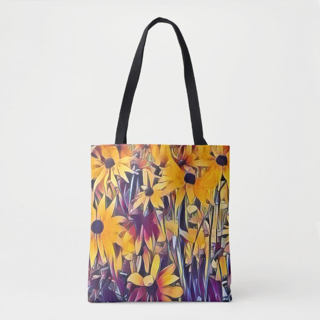 BOLSO DE TELA RUDBECKIAS (Anverso)