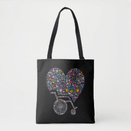 Bolso De Tela Rueda de Muchas Vidas