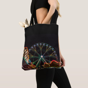 Bolso De Tela Rueda Funfair Ferris de noche