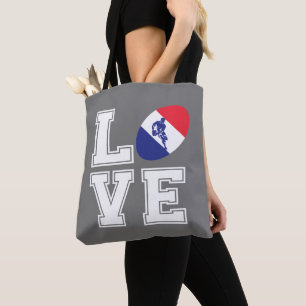 Bolso De Tela Rugby de Francia