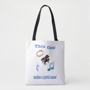 Bolso De Tela Ruido alegre del coro