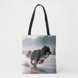 Bolso De Tela Running Dog Tote Bag
