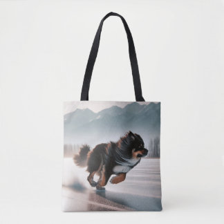 Bolso De Tela Running Dog Tote Bag