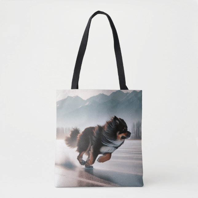 Bolso De Tela Running Dog Tote Bag (Anverso)