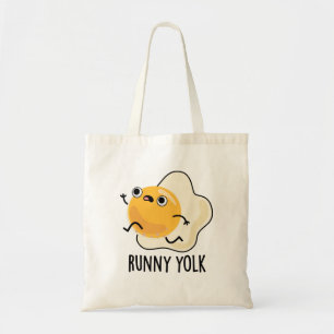 Bolso De Tela Runny Yolk Funny Food Egg Pun
