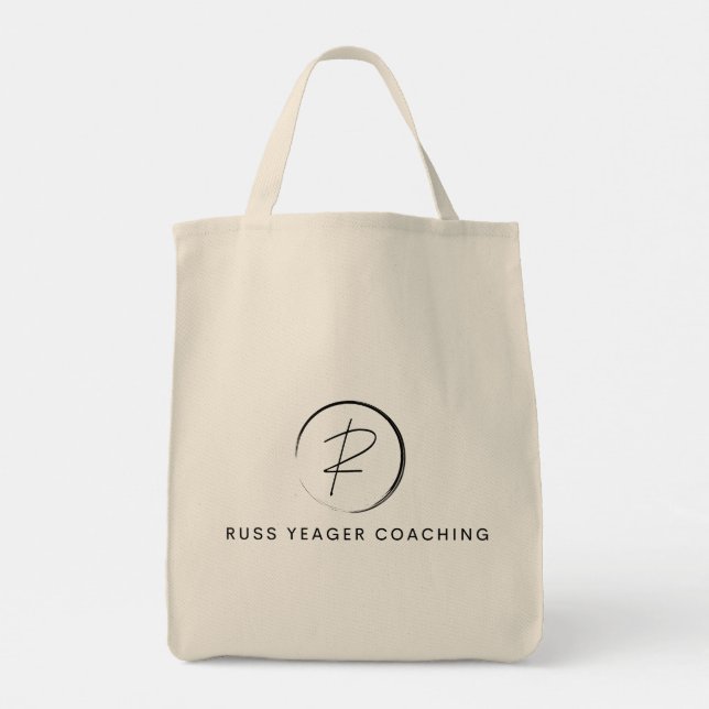 Bolso De Tela Russ Yeager Coaching Signature Logo (Reverso)