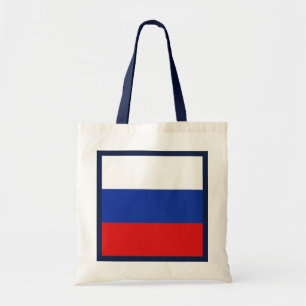 Bolso De Tela Russia Flag Bag