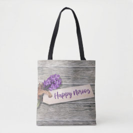 Bolso De Tela Rustic Happy Norooz Hyacinth - Tote Bag