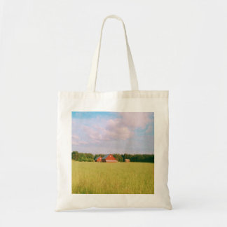 Bolso De Tela Rustic summer field, Helsingia, Sweden