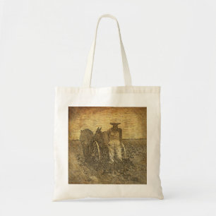 Bolso De Tela Rústico granjero Tote Bag