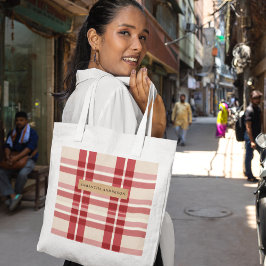 Bolso De Tela Rústico Reverie | Abrazando la planta roja de la g