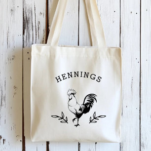 Bolso De Tela Rústico Rooster Personalizado