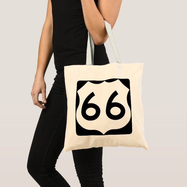 Bolso De Tela Ruta 66 (Anverso (producto))