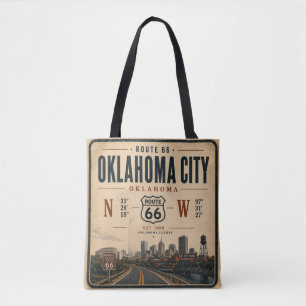 Bolso De Tela Ruta 66 de Oklahoma City Carryall
