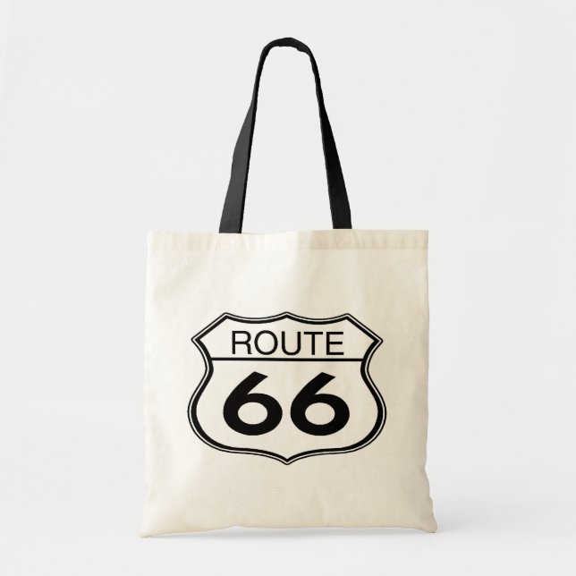 Bolso De Tela Ruta 66 - Tote presupuestario (Frente)