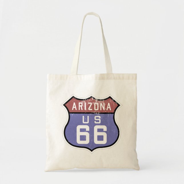 Bolso De Tela Ruta de Arizona 66 (Frente)