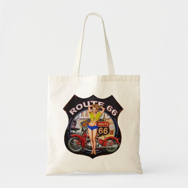 Bolso De Tela Ruta de la cosecha 66 (Frente)