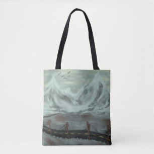 Bolso De Tela Ruta desolada
