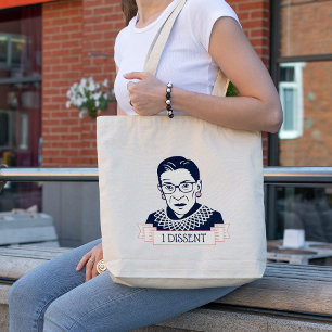 Bolso De Tela Ruth Bader Ginsburg "I Dissent"
