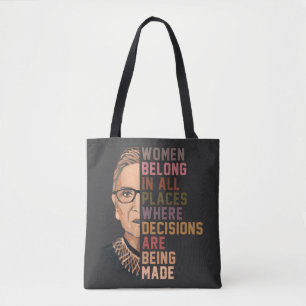 Bolso De Tela Ruth Bader Ginsburg RBG