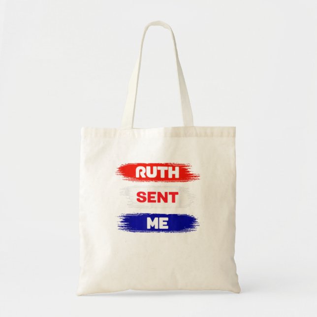 Bolso De Tela Ruth me envió a votar "Camisa" el 3 de noviembre (Frente)