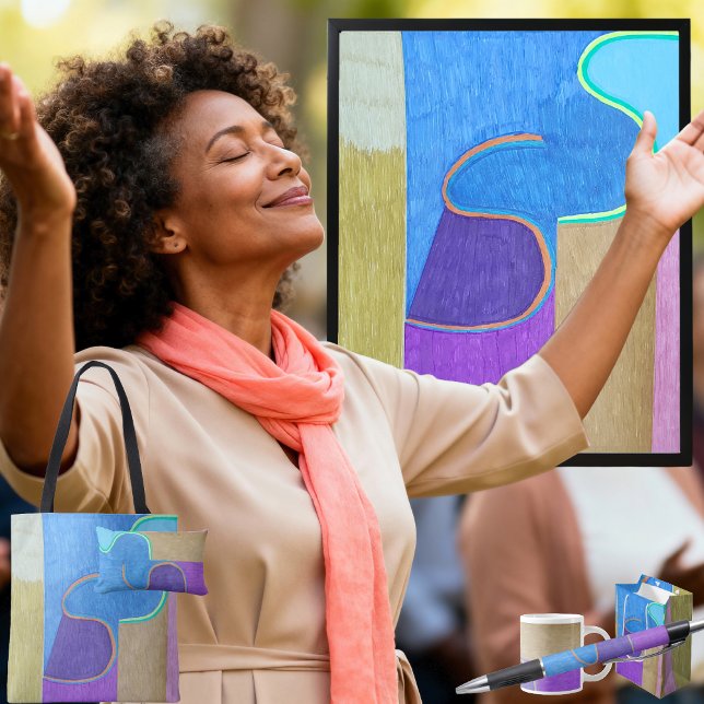 BOLSO DE TELA S (Get the full "S" collection at: https://bit.ly/SmartArtIIZazzle.)