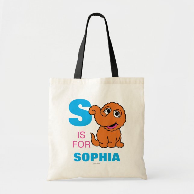 Bolso De Tela S es para Snuffleupagus | Añadir su nombre (Frente)