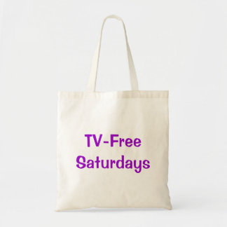 Bolso De Tela Sábados TV-Libres