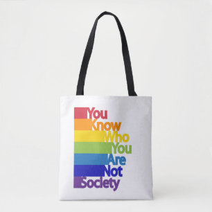 Bolso De Tela Sabes a quién no eres sociedad