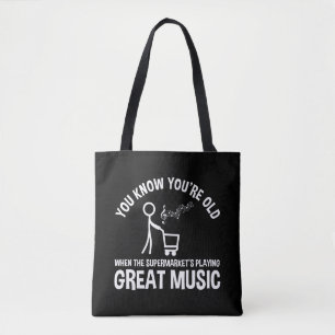 Bolso De Tela Sabes que eres una vieja cita graciosa