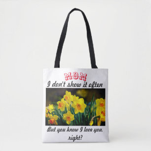 Bolso De Tela Sabes que te amo Tote Bag