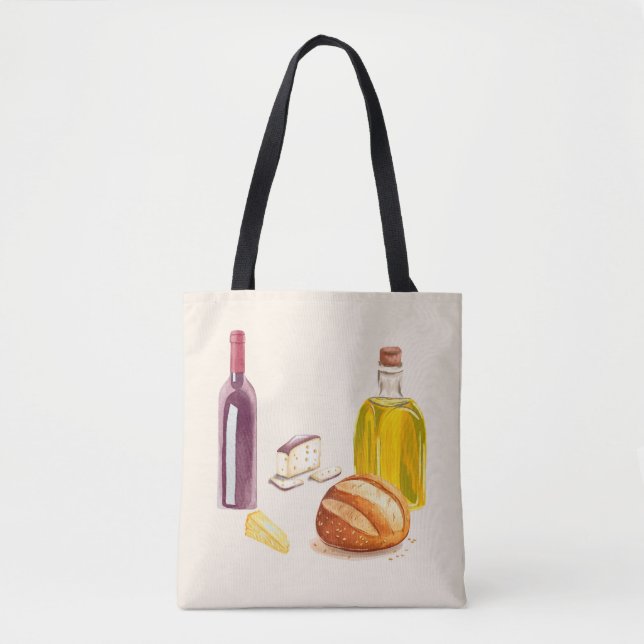 Bolso De Tela Sabores mediterráneos (Anverso)