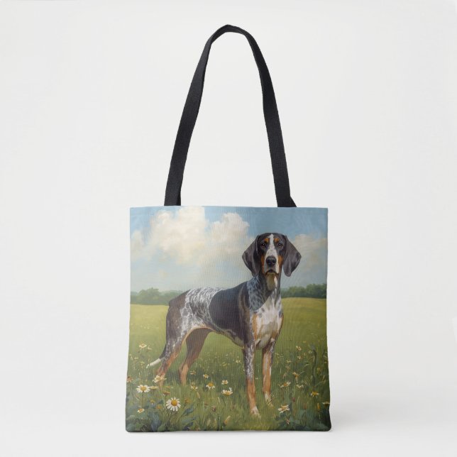 Bolso De Tela Sabueso Bluetick (Anverso)