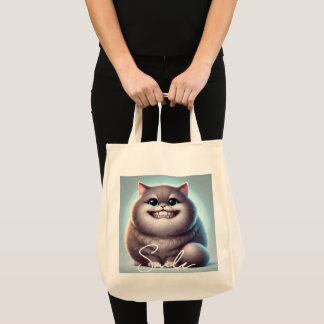 Bolso De Tela Sac chat “Me regarde pas“