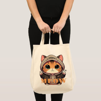 Bolso De Tela Sac chat Meow