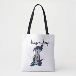Bolso De Tela sac "Dragon-Loup"