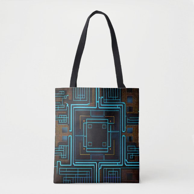 Bolso De Tela sac fourre-tout art abstrait (Anverso)