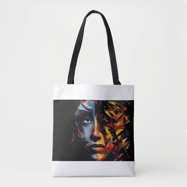 Bolso De Tela Sac fourre-tout art abstrait (Anverso)