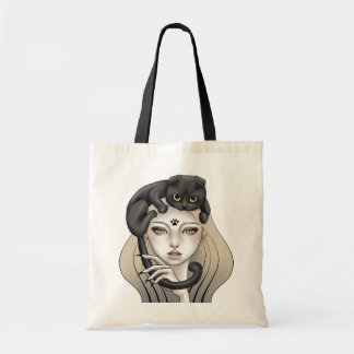 Bolso De Tela Sac fourre-tout chat esclave