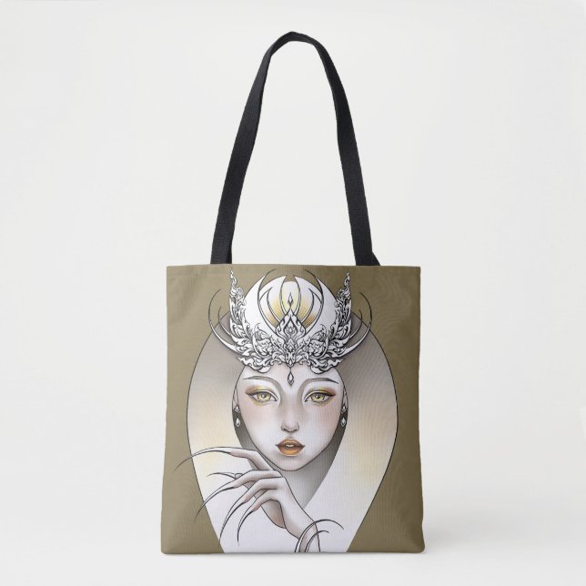 Bolso De Tela Sac fourre-tout Déesse de la lune (Anverso)